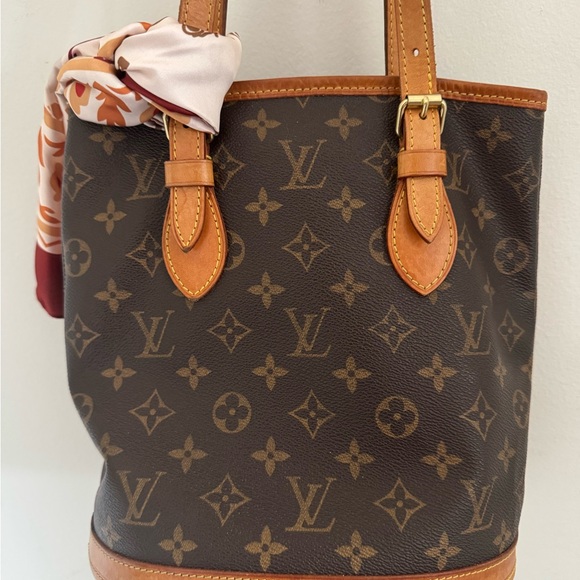 Louis Vuitton Brown Monogram Bucket Bag - Picture 3 of 7